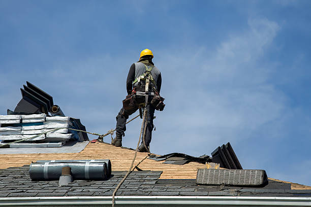 Professional Roof Replacement technician working in Newcastle, CA